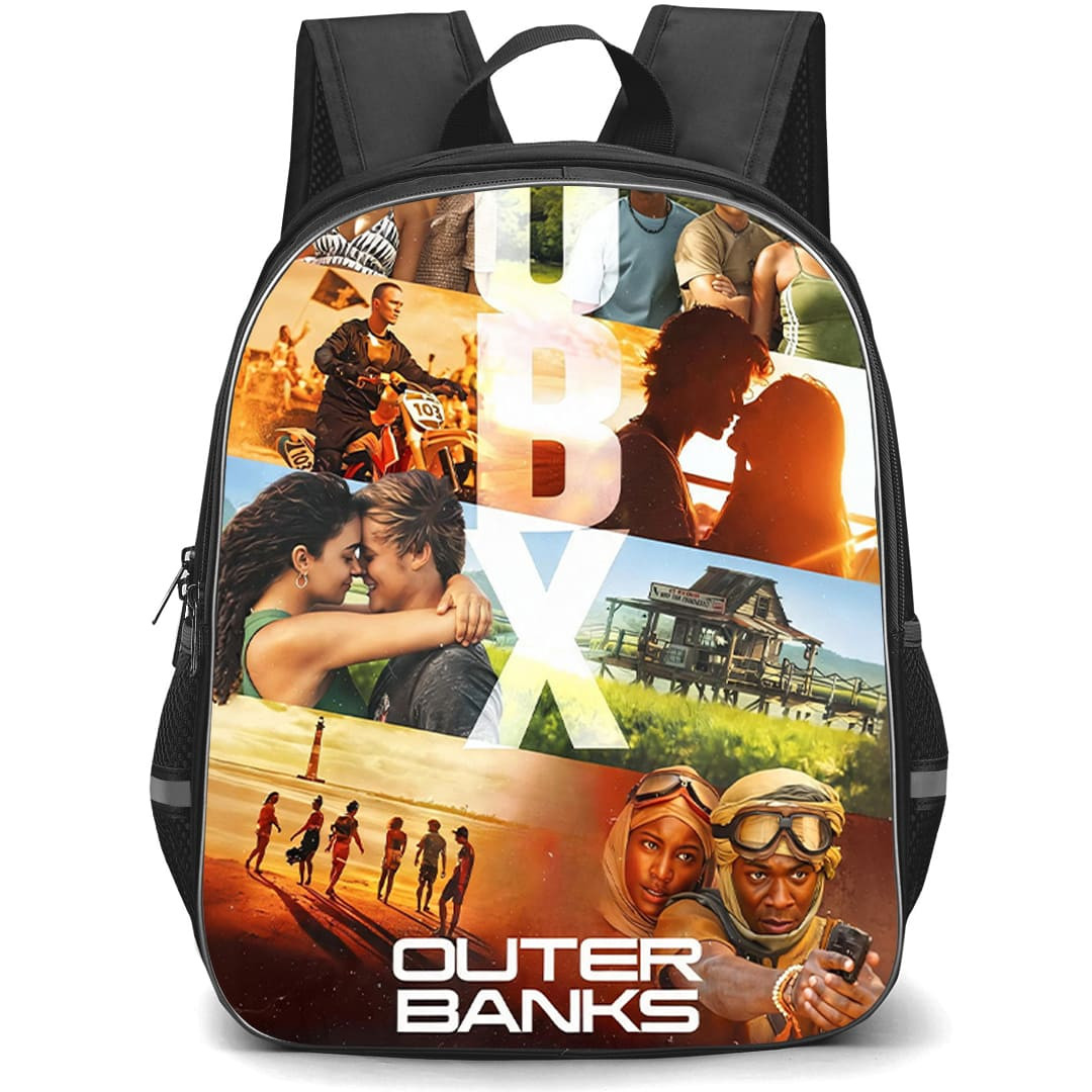 Outer Banks Backpack School Bag StudentPack - Outer Banks OBX Season 4 Collage Poster