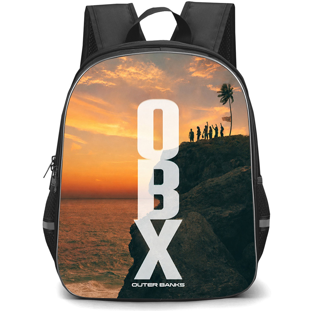 Outer Banks Backpack School Bag StudentPack - Outer Banks OBX Sunset Cliff Poster