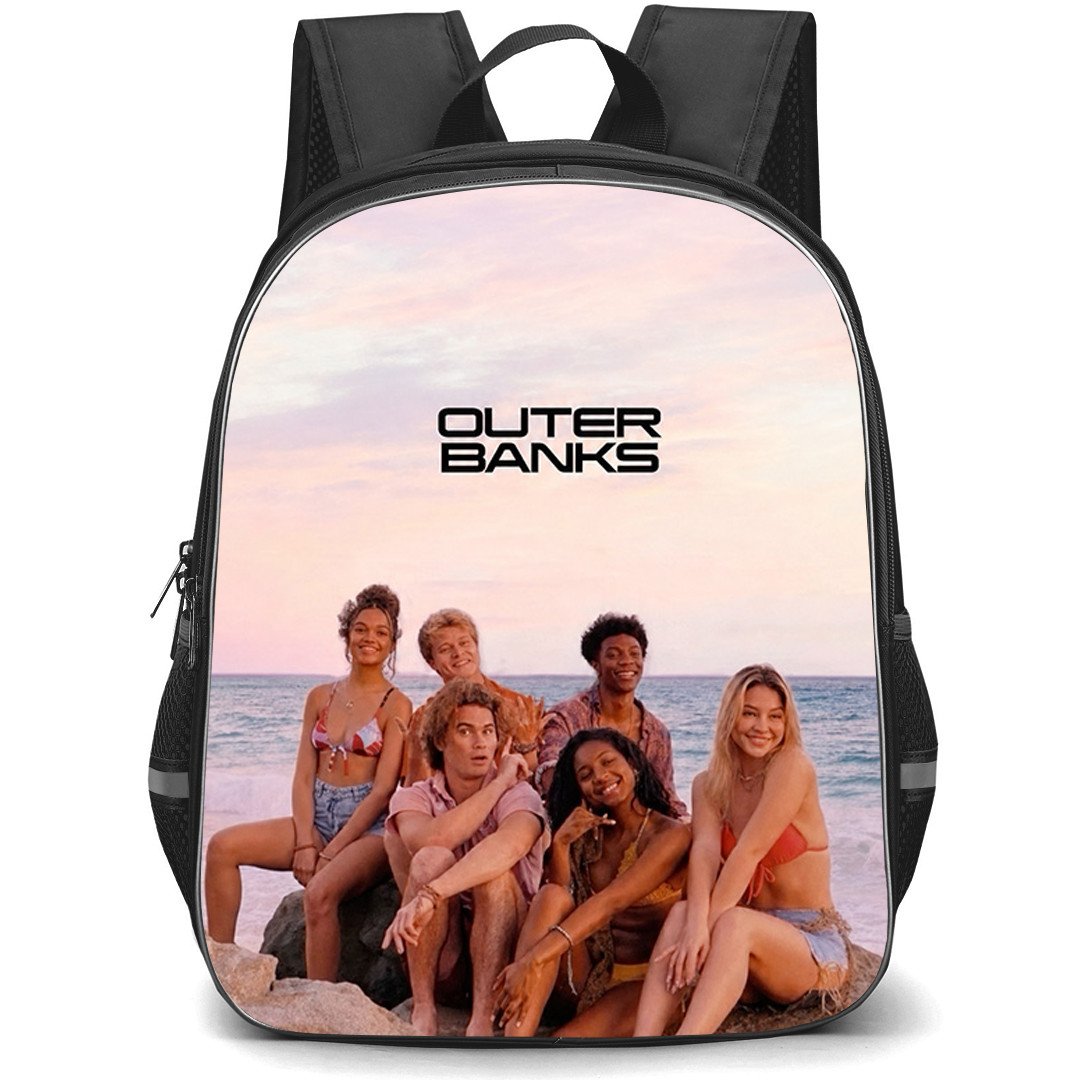 Outer Banks Backpack School Bag StudentPack - Outer Banks Pogue Crew Aesthetic Poster