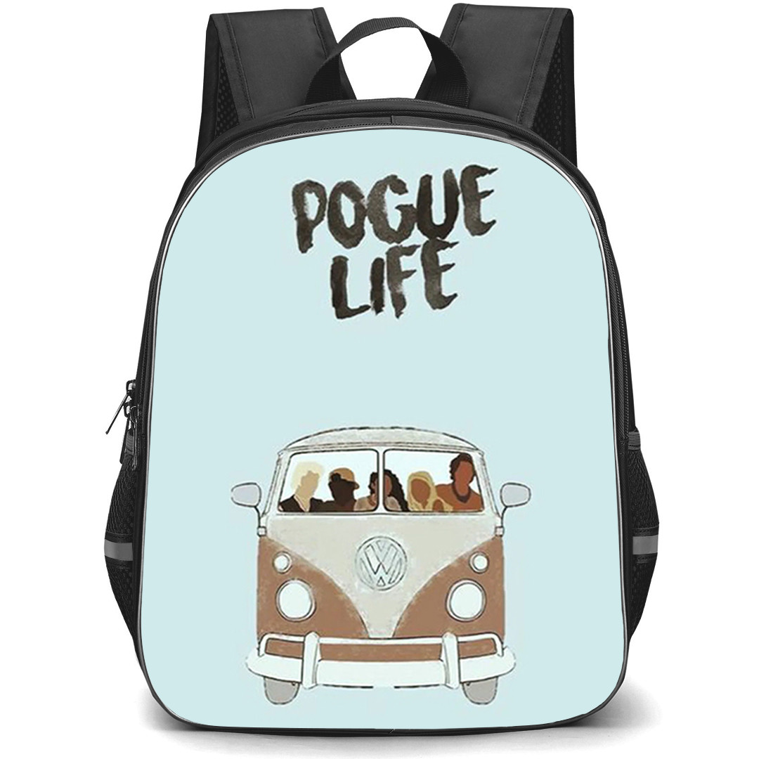 Outer Banks Backpack School Bag StudentPack - Outer Banks Pogue Life Minimalist Van Poster