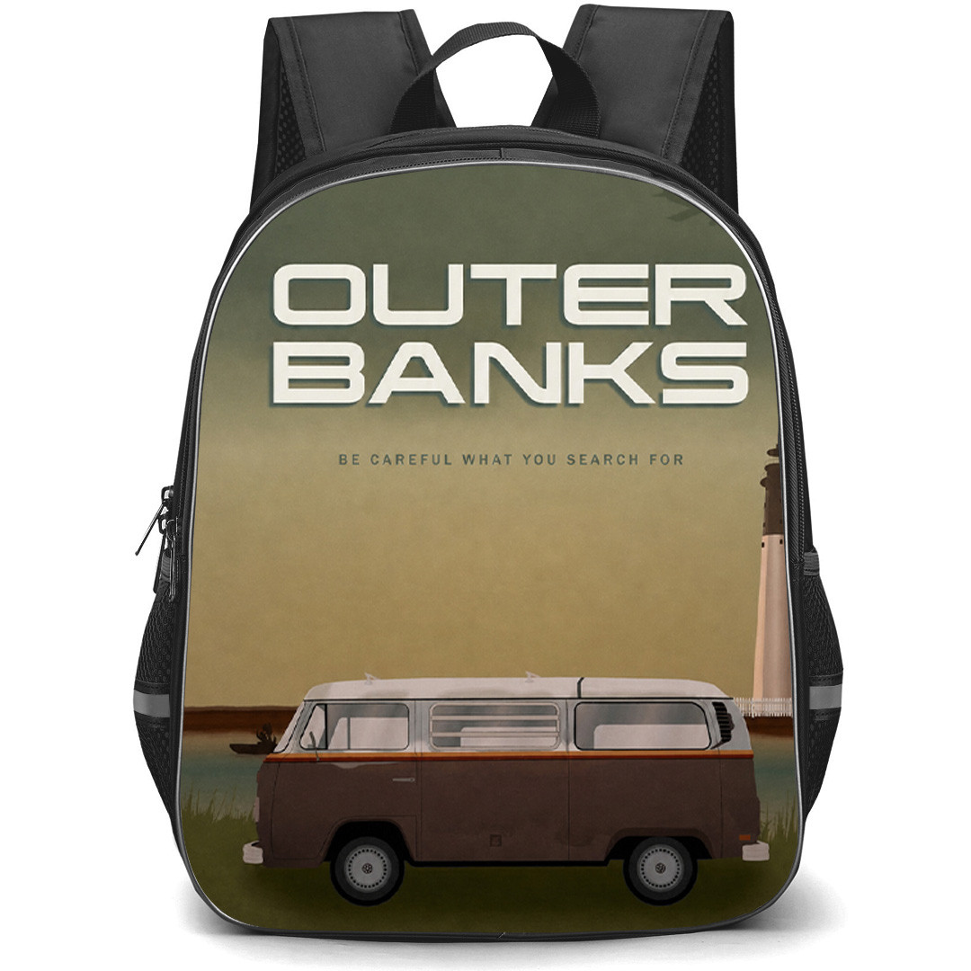 Outer Banks Backpack School Bag StudentPack - Outer Banks Twinkie Van Poster