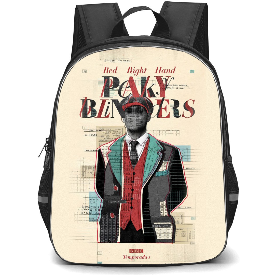 Peaky Blinders Backpack StudentPack - Peaky Blinders Poster Illustration By Clara Balboa