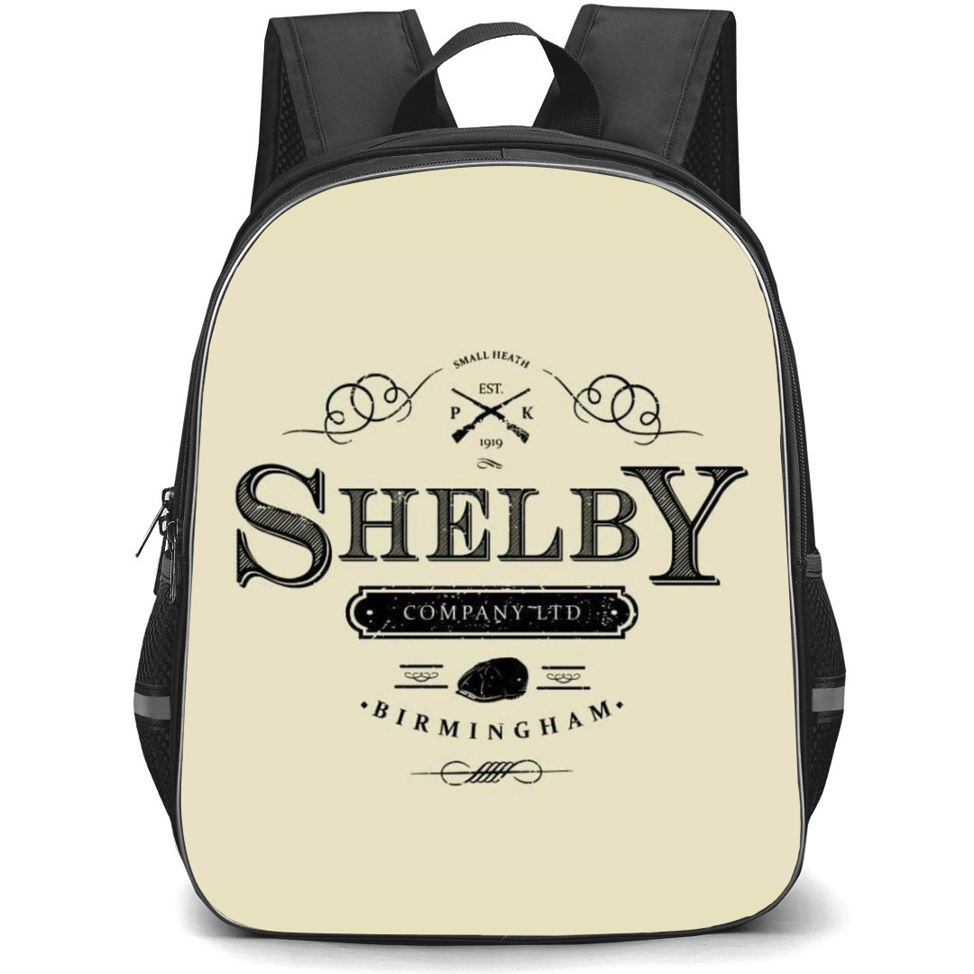 Peaky Blinders Backpack StudentPack - Peaky Blinders Shelby Company Ltd Logo On Beige Background