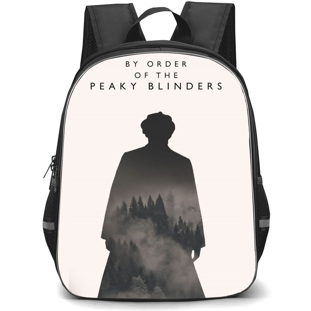 Peaky Blinders Backpack StudentPack - Peaky Blinders Silhouette On White Background
