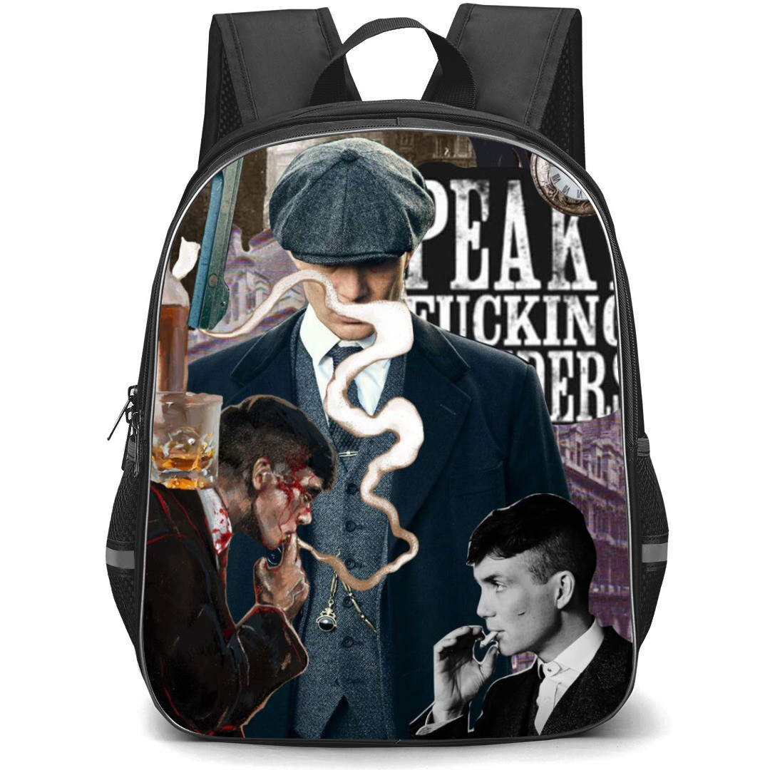 Peaky Blinders Backpack StudentPack - Tommy Shelby Smoking Collage
