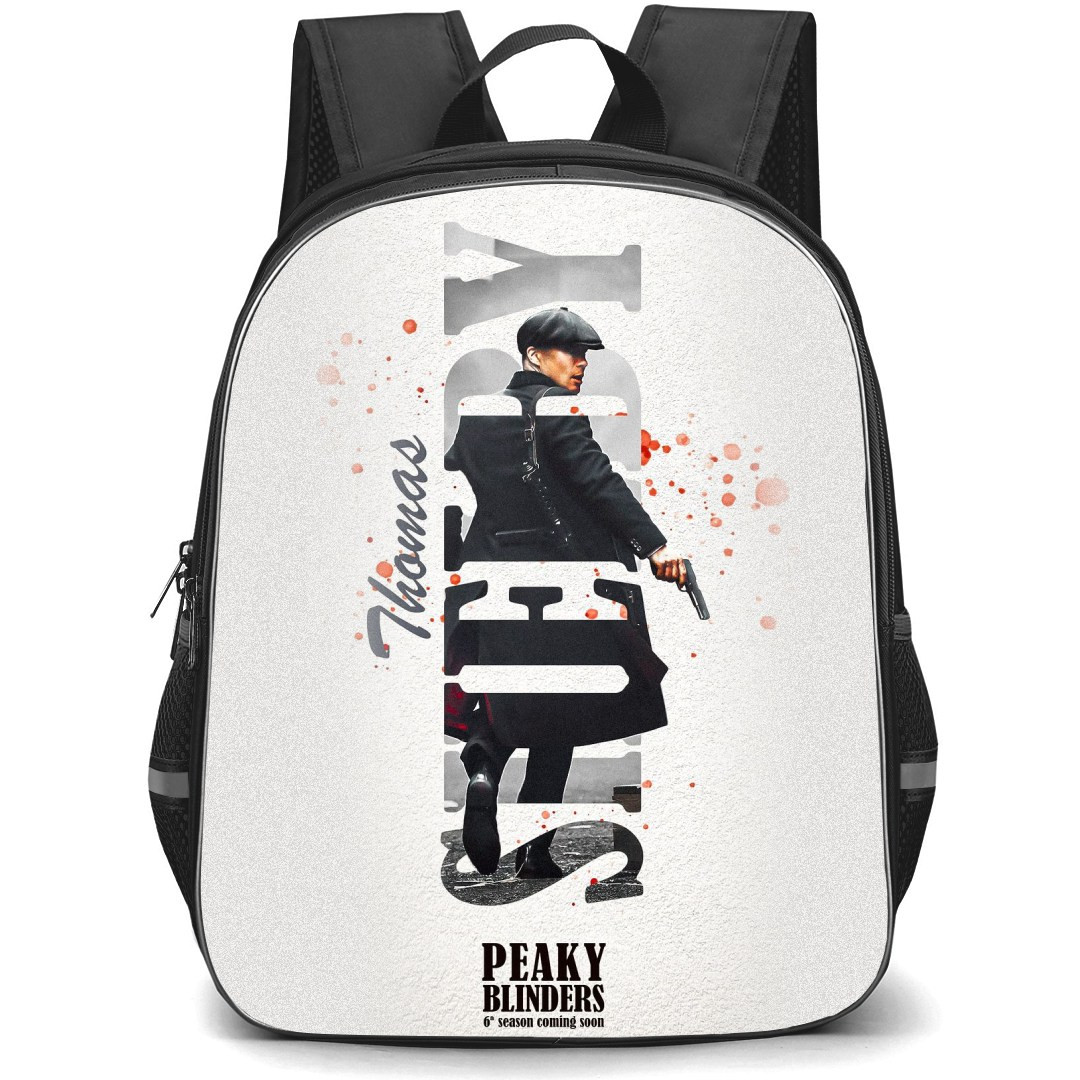 Peaky Blinders Backpack StudentPack - Tommy Shelby Word Art Illustration On White Background