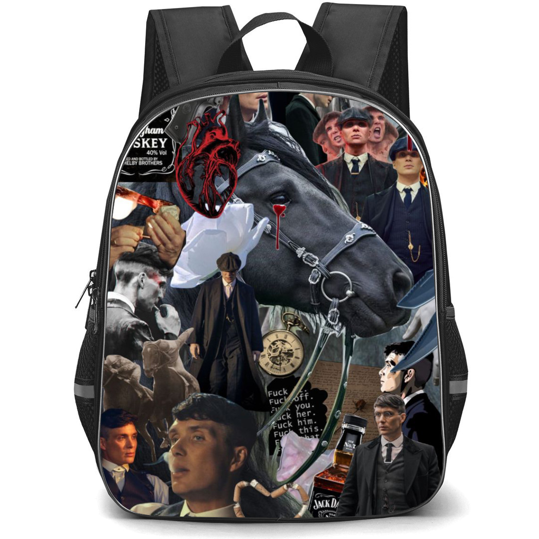 Peaky Blinders Backpack StudentPack - Peaky Blinders Tommy Shelby Collage