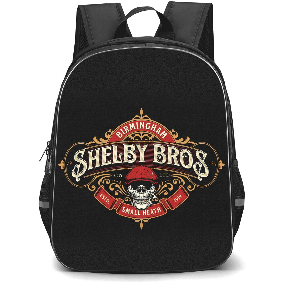 Peaky Blinders Backpack StudentPack - Peaky Blinders Vintage Logo On Blackground