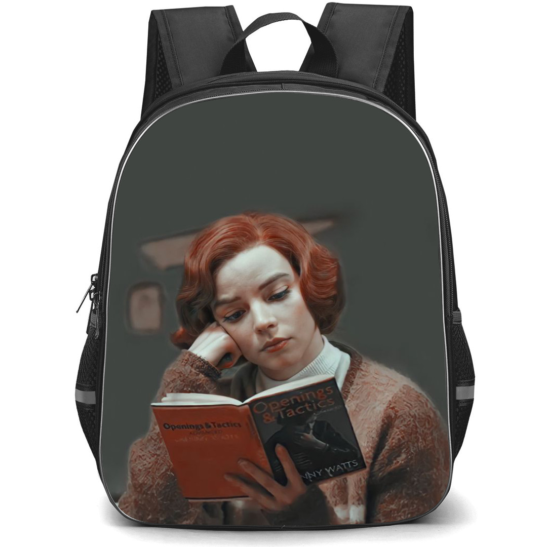The Queens Gambit Backpack StudentPack - Beth Harmon Reading Book Poster