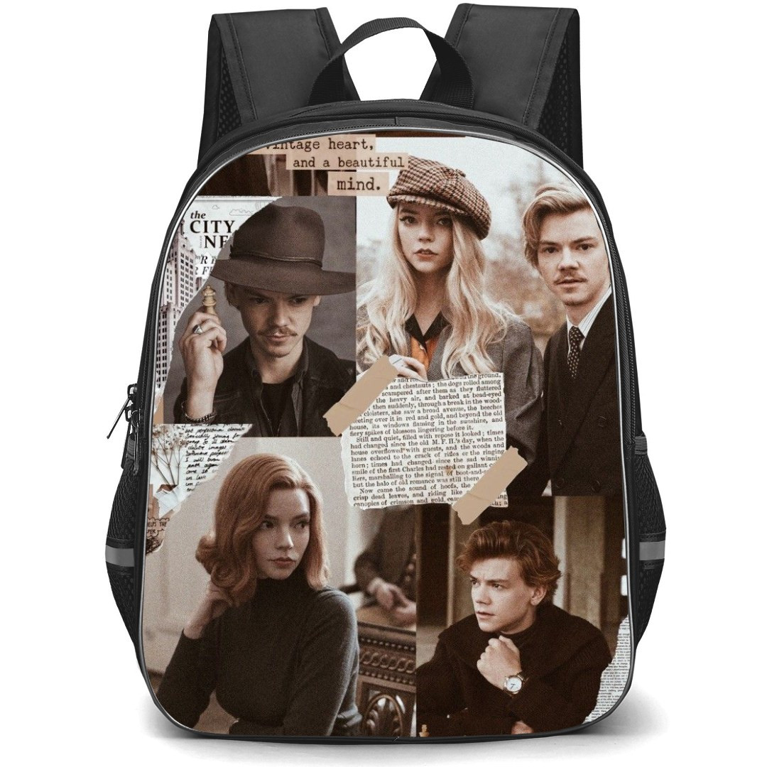 The Queens Gambit Backpack StudentPack - The Queens Gambit Collage Poster