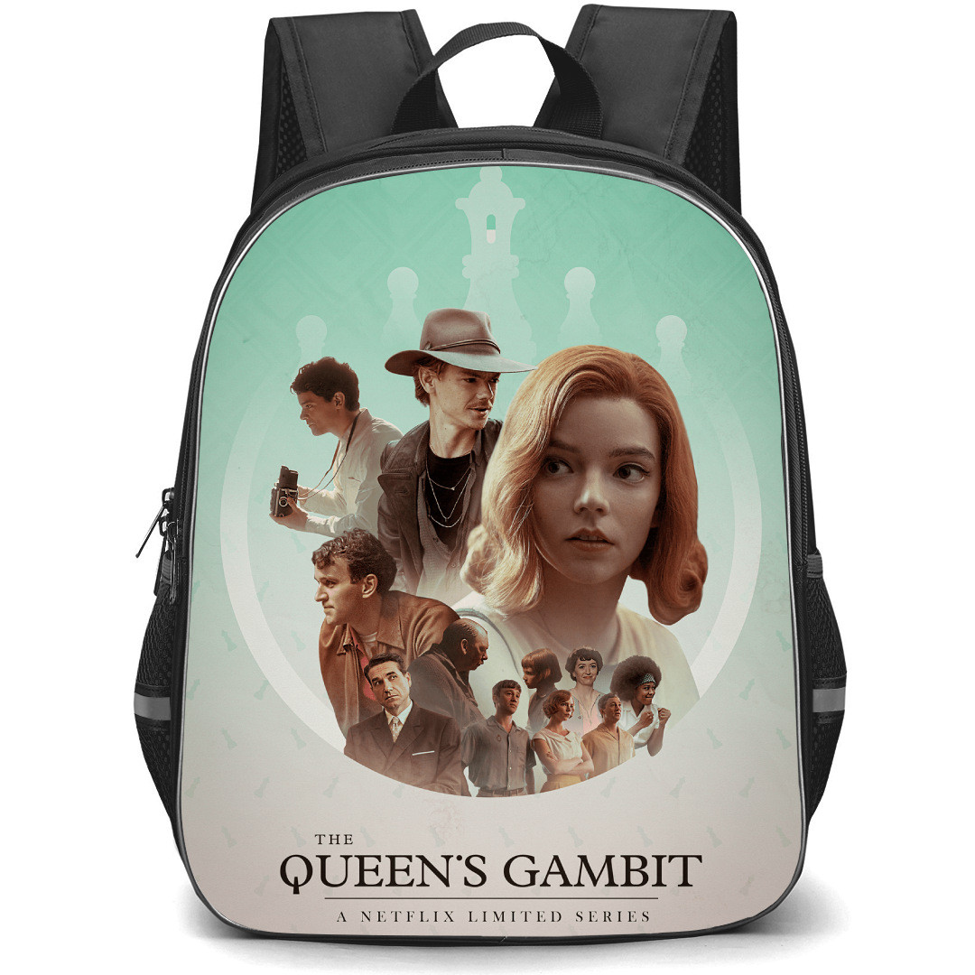 The Queens Gambit Backpack StudentPack - The Queens Gambit Vintage Style Poster