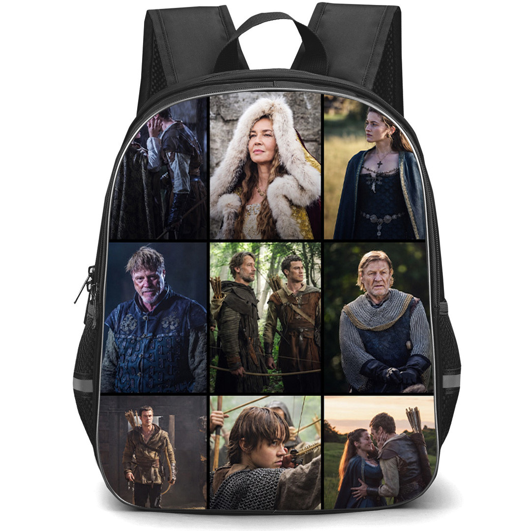 Robin Hood Backpack School Bag StudentPack - Robin Hood Medieval Heroes And Outlaws Poster