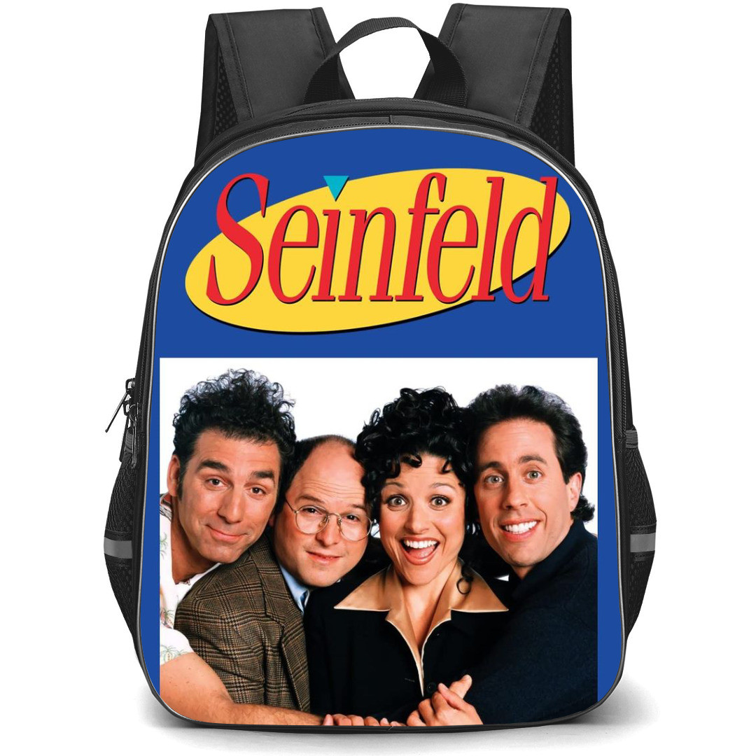 Seinfeld Backpack StudentPack - Seinfeld 1989 Poster Blue Background