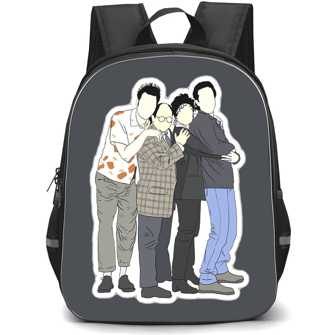 Seinfeld Backpack StudentPack - Seinfeld Jerry George Elaine Kramer Sticker