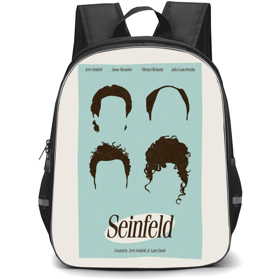 Seinfeld Backpack StudentPack - Seinfeld Minimalist Art Poster