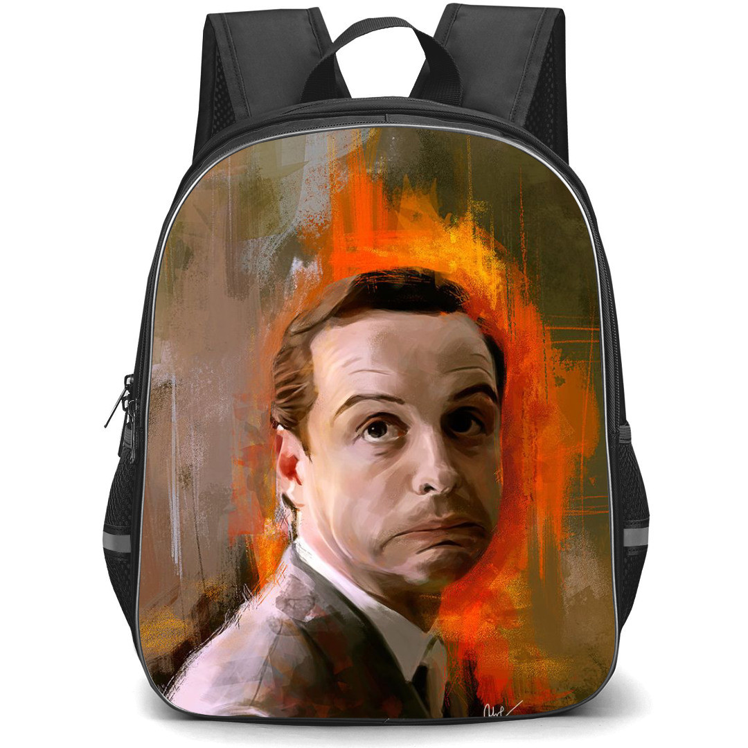 Sherlock Backpack StudentPack - Jim Moriarty Portrait Oil Painting Poster