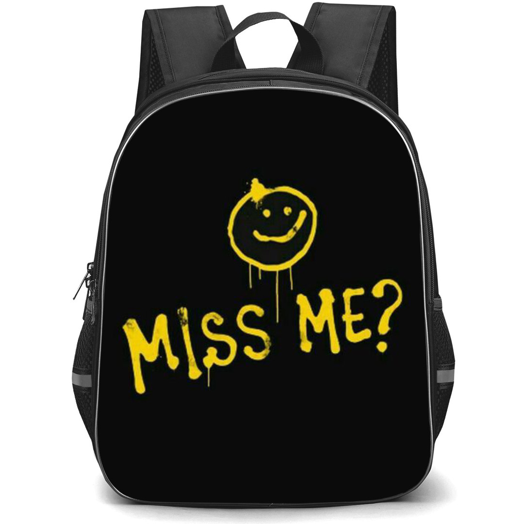 Sherlock Backpack StudentPack - Jim Moriarty Quote Miss Me On Black Background