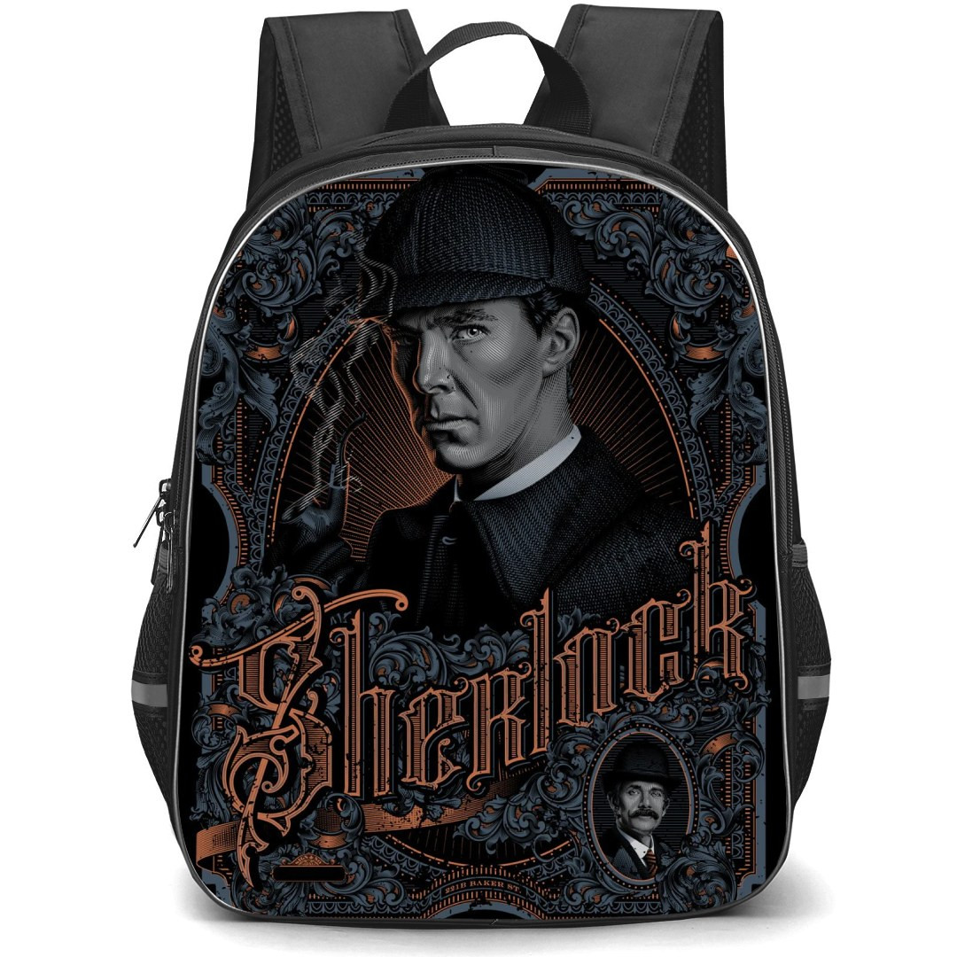 Sherlock Backpack StudentPack - Sherlock Vintage Fant Art Poster