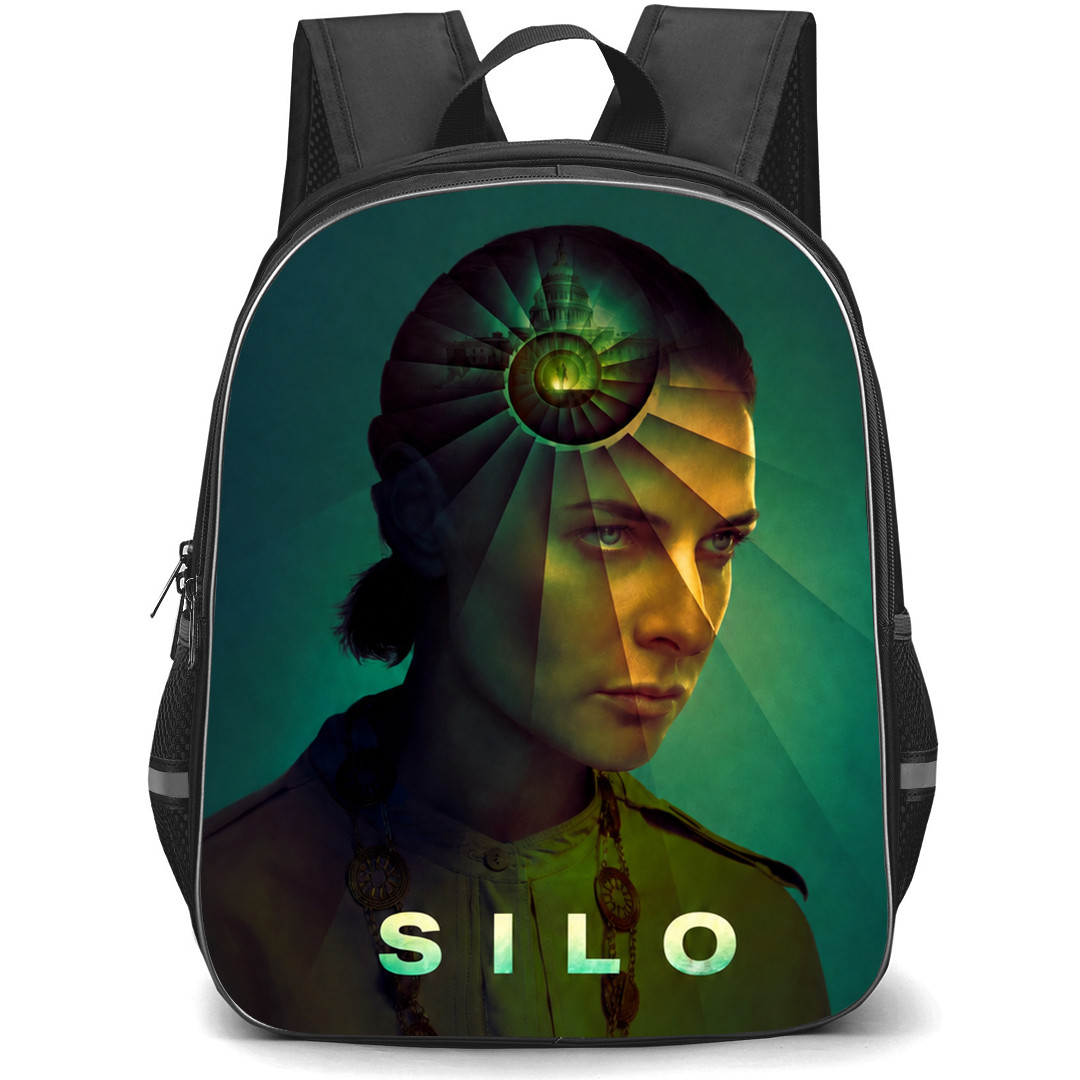 Silo Juliette Nichols Backpack School Bag StudentPack - Juliette Nichols Head Overlay Series Poster