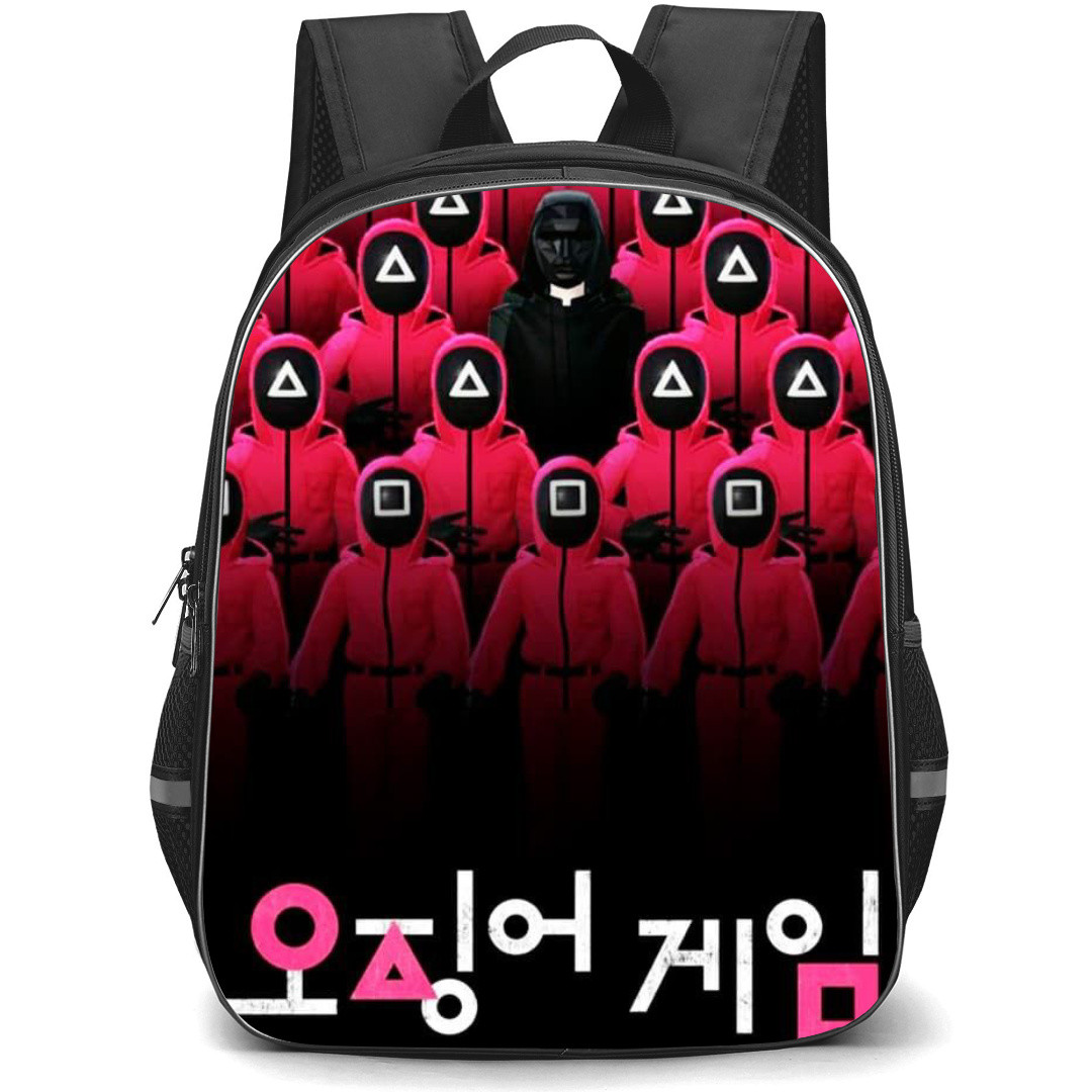 Squid Game Backpack StudentPack - Squid Game Korea Board Games Netflix Poster