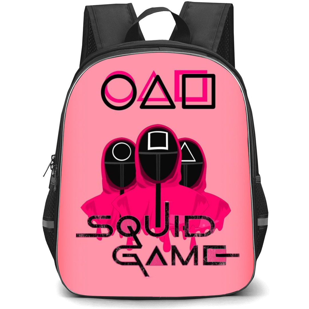 Squid Game Backpack StudentPack - Squid Game Pink Poster