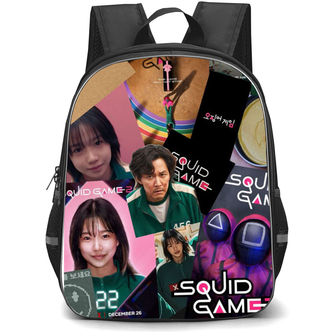 Squid Game 2 Backpack StudentPack - SquidGame2 Character Collage Poster