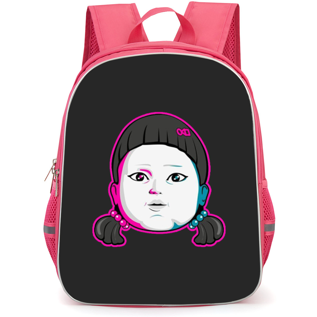 Squid Game 2 Younghee Backpack StudentPack - Younghee Doll Avatar Sticker
