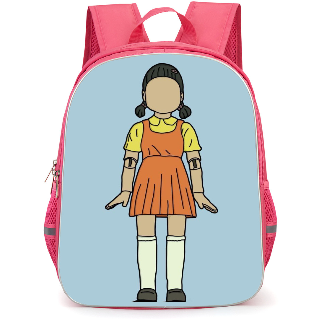 Squid Game 2 Younghee Backpack StudentPack - Younghee Faceless Illustration Art Sticker
