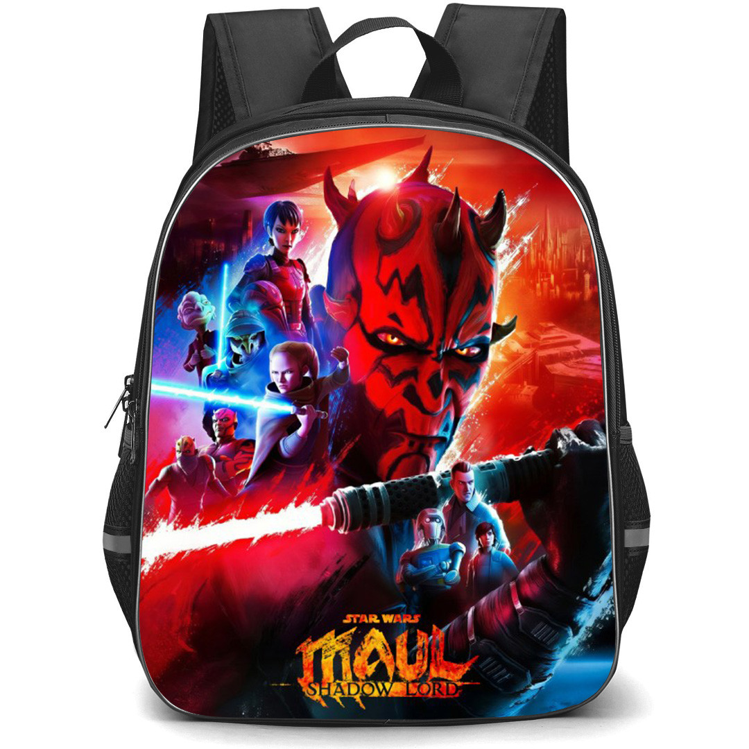 Star Wars Maul Shadow Lord Backpack School Bag StudentPack - Star Wars Maul Shadow Lord Characters Fierce Stance Series Poster