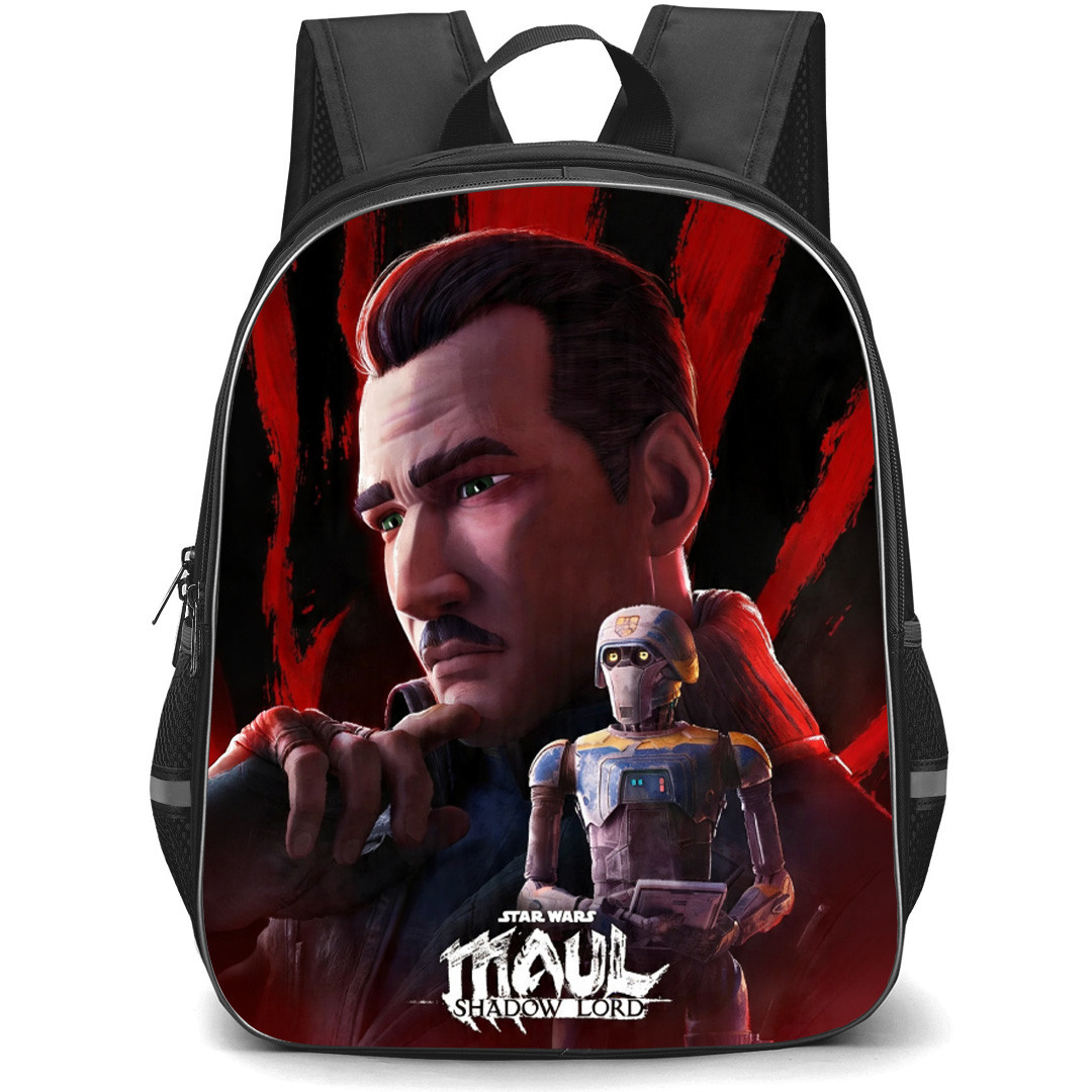 Star Wars Maul Shadow Lord Backpack School Bag StudentPack - Star Wars Maul Shadow Lord Lawson And Two Boots Series Poster