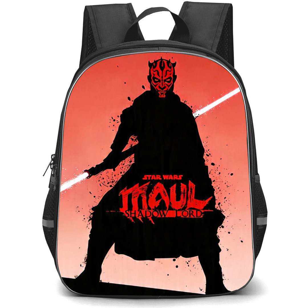Star Wars Maul Shadow Lord Backpack School Bag StudentPack - Star Wars Maul Shadow Lord Silhouette Fighting Stance Poster