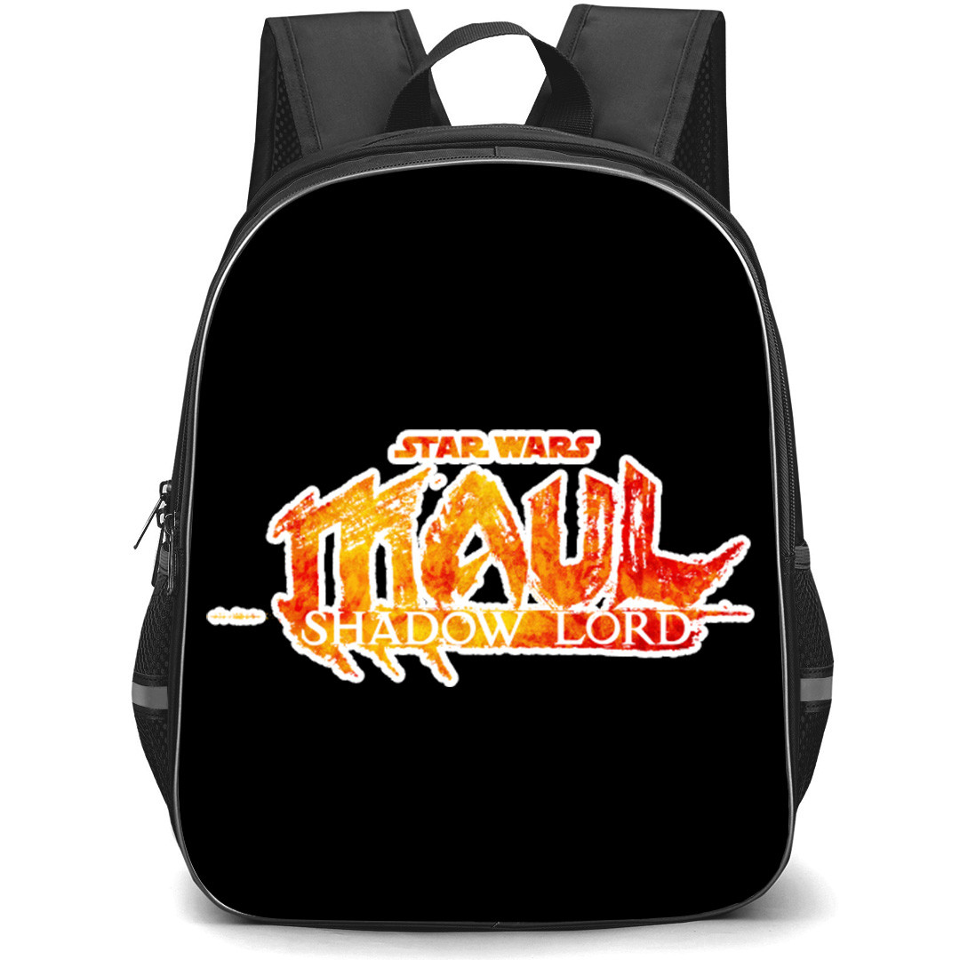 Star Wars Maul Shadow Lord Backpack School Bag StudentPack - Star Wars Maul Shadow Lord Series Logo Gold Sticker