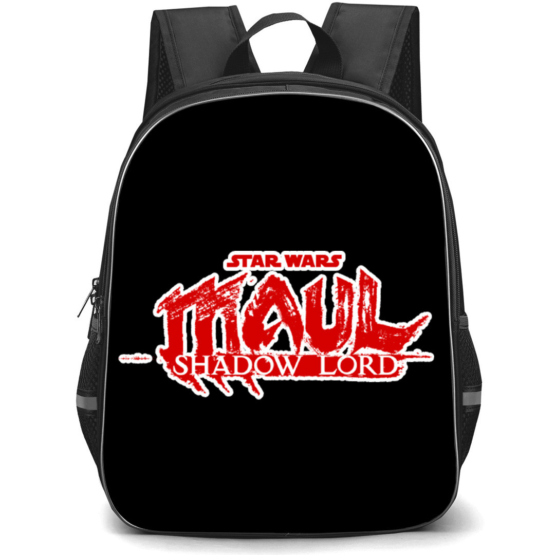 Star Wars Maul Shadow Lord Backpack School Bag StudentPack - Star Wars Maul Shadow Lord Series Logo Red Sticker