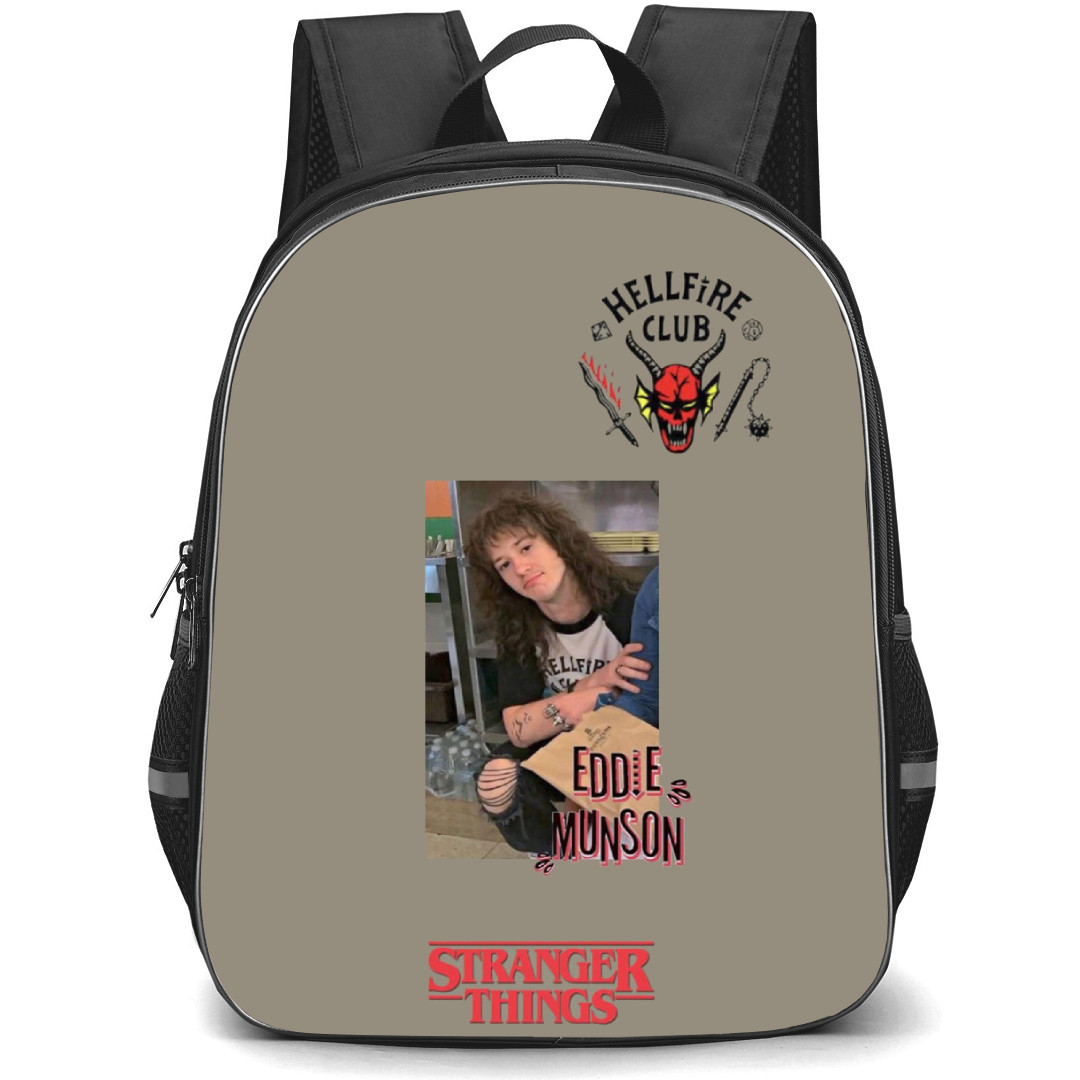 Stranger Things Eddie Munson Backpack School Bag StudentPack - Eddie Munson HellFire Club Lockscreen Wallpaper