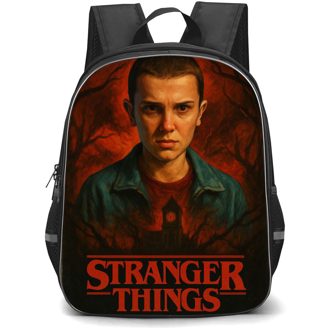 Stranger Things Eleven Backpack School Bag StudentPack - Eleven Retro Portrait Series Poster