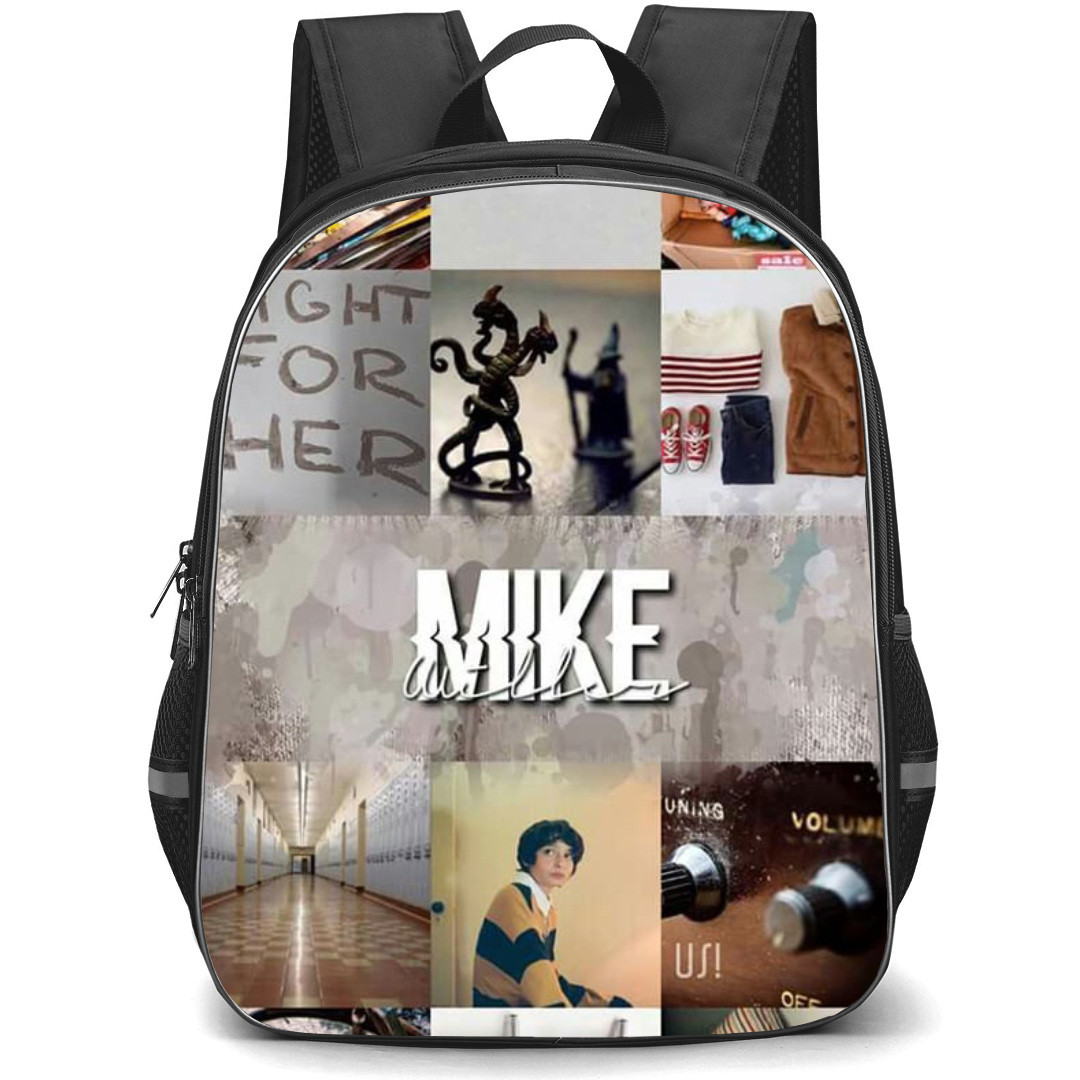 Stranger Things Mike Backpack School Bag StudentPack - Mike Collage Art