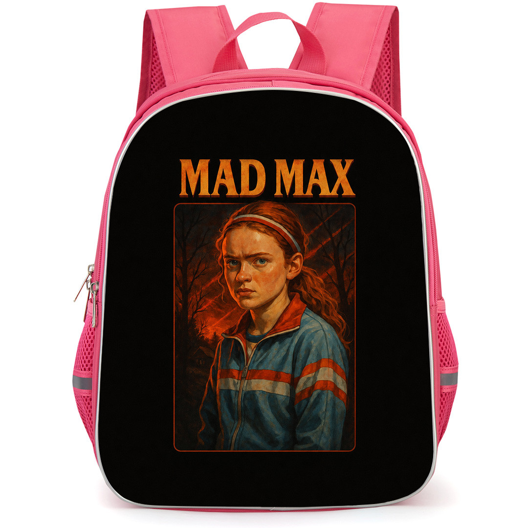 Stranger Things Max Backpack School Bag StudentPack - Max Mafia Fierce Retro Poster