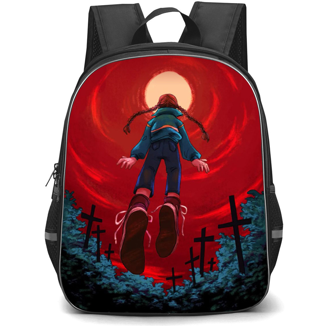 Stranger Things Max Backpack School Bag StudentPack - Max Possessed Back Portrait Digital Art