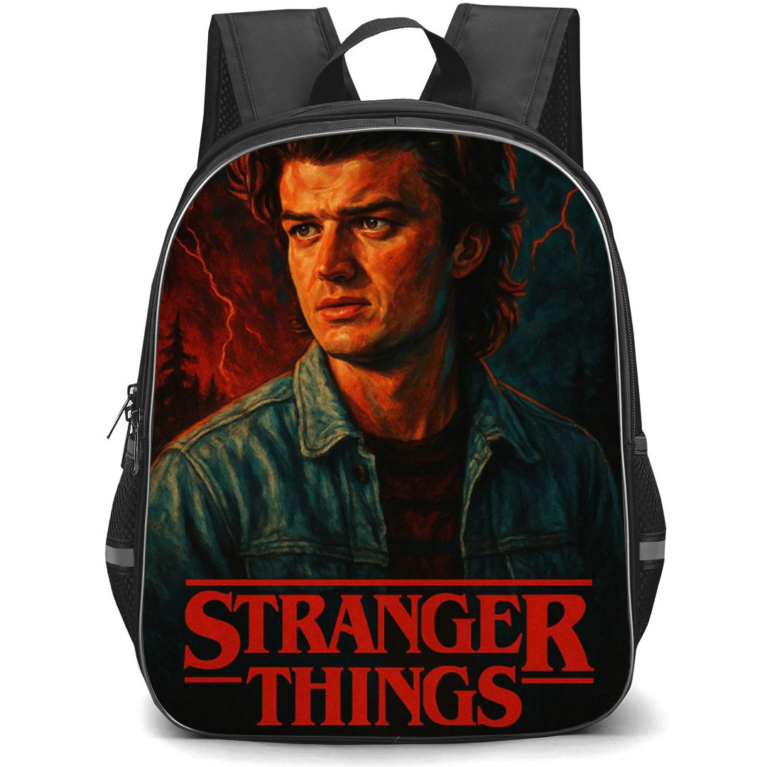 Stranger Things Steve Backpack School Bag StudentPack - Steve Retro Portrait Series Poster