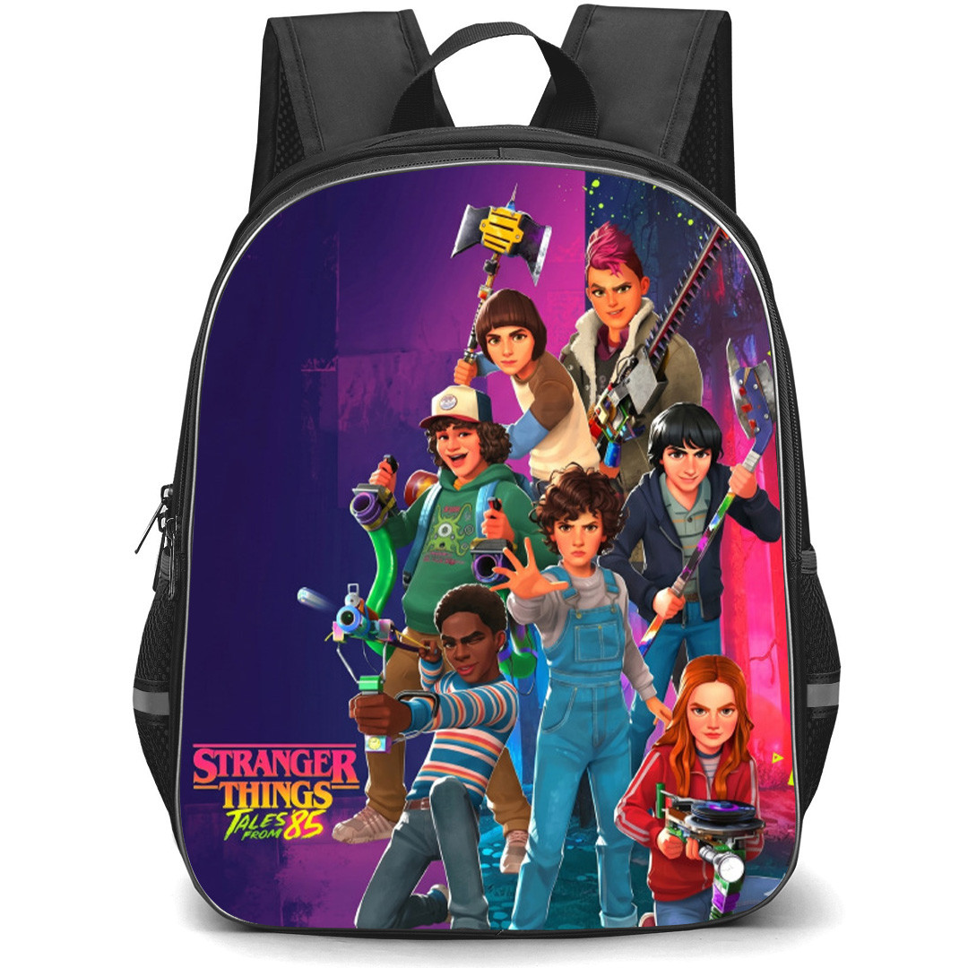 Stranger Things Tales From 85 Backpack School Bag StudentPack - Stranger Things Tales From 85 Characters Abstract Series Poster