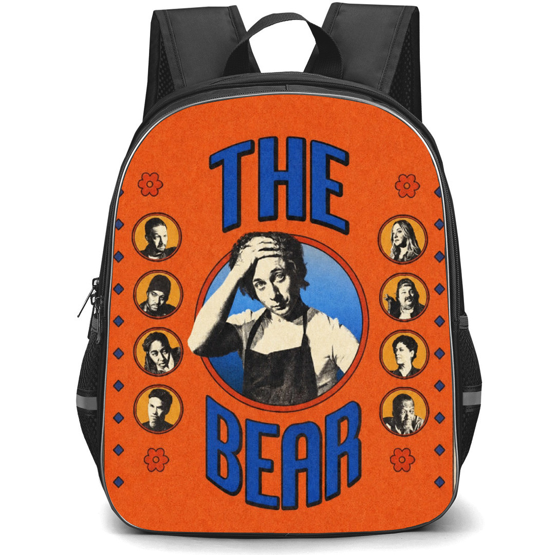 The Bear Backpack School Bag StudentPack - The Bear Characters Vintage Poster