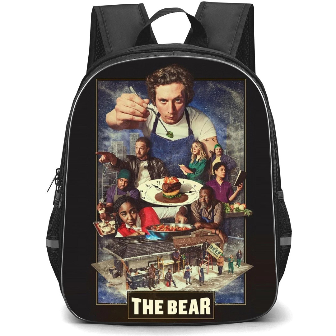 The Bear Backpack School Bag StudentPack - The Bear Characters Retro Cover Art Poster