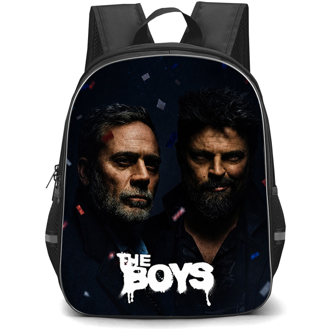 The Boys Backpack School Bag StudentPack - The Boys Billy Butcher And Joe Kessler Dark Portrait Poster