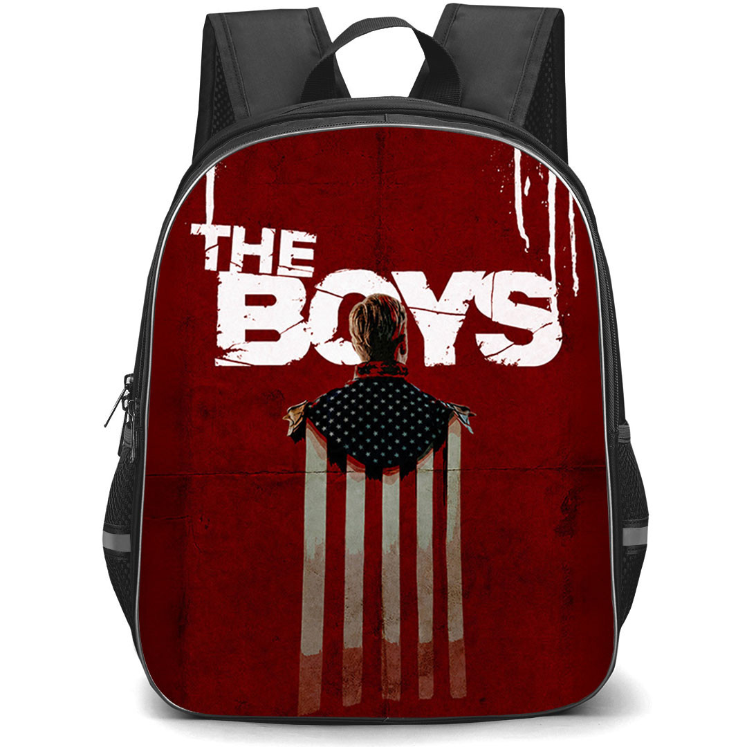 The Boys Homelander Backpack School Bag StudentPack - Homelander Patriot Cape Poster