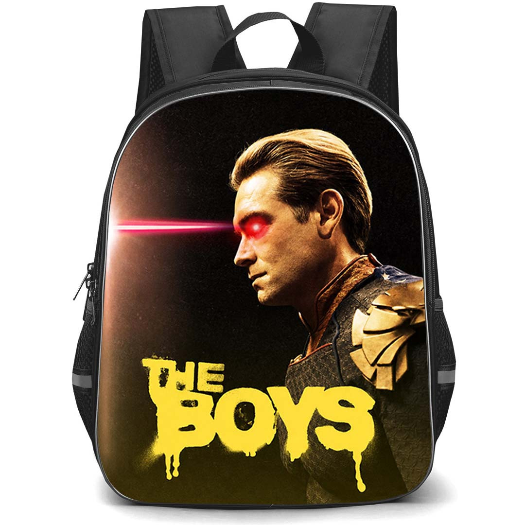 The Boys Homelander Backpack School Bag StudentPack - Homelander Red Laser Beam Poster