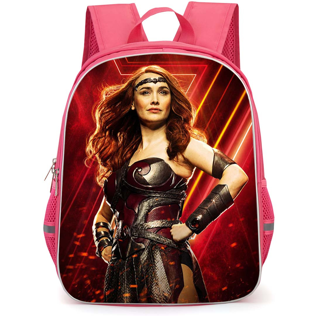 The Boys Queen Maeve Backpack School Bag StudentPack - Queen Maeve Crimson Neon Poster