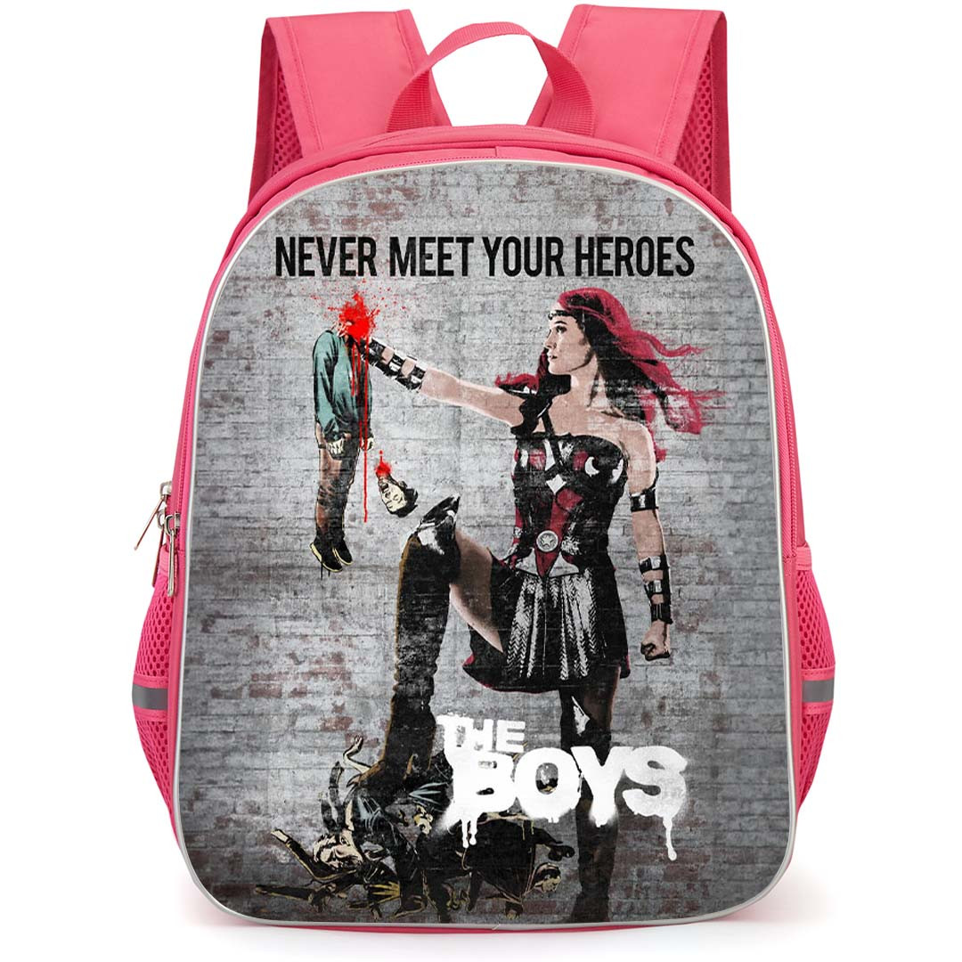 The Boys Queen Maeve Backpack School Bag StudentPack - Queen Maeve Rebel Graffiti Poster