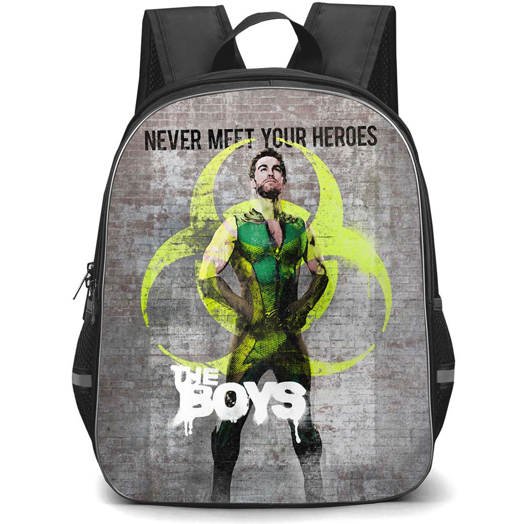 The Boys The Deep Backpack School Bag StudentPack - The Deep Green Biohazard Graphic Poster