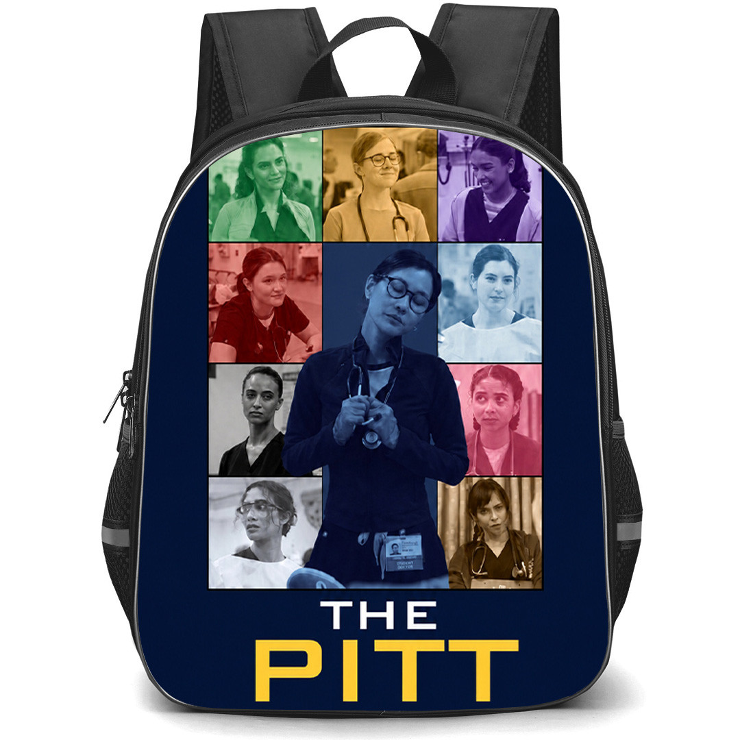 The Pitt Backpack School Bag StudentPack - The Pitt Multicolor Character Grid Poster