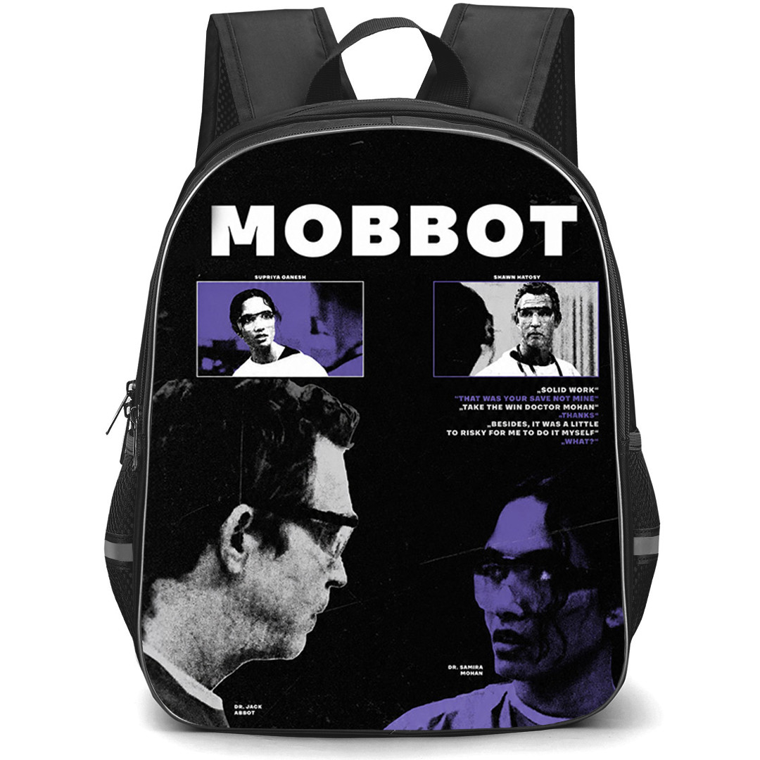 The Pitt Backpack School Bag StudentPack - The Pitt Retro TV Drama Photo Montage Graphic Poster